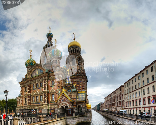 Image of ST. PETERSBURG, RUSSIA - AUGUST 25: Savior on Blood Cathedral in