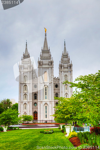 Image of Mormons' Temple in Salt Lake City, UT