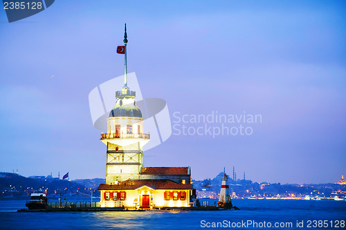 Image of Maiden's island in Istanbul, Turkey