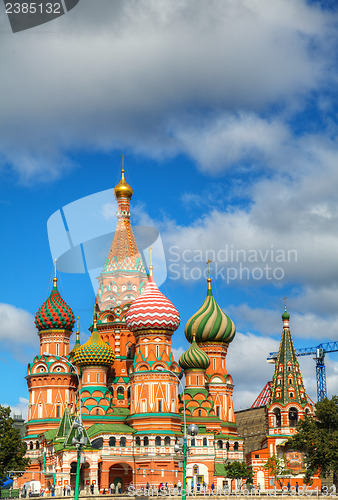 Image of St. Basil's Cathedral in Moscow at the Red Square