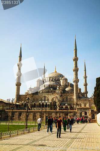 Image of Sultan Ahmed Mosque (Blue Mosque) in Istanbul