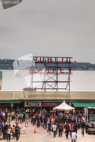 Image of  Famous Pike Place Public Market in Seattle