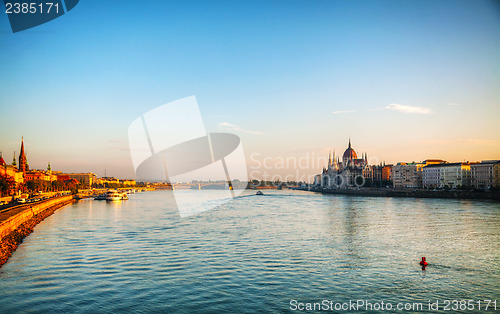 Image of Panoramic overview of Budapest, Hungary