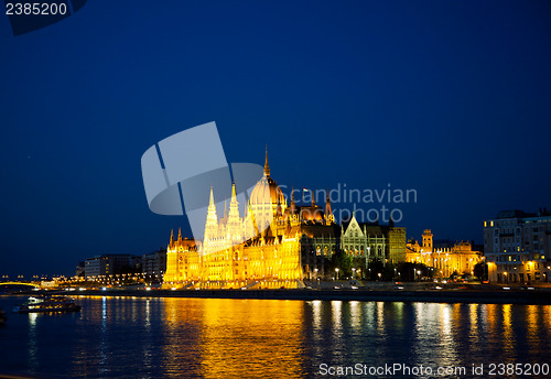 Image of Hungarian Houses of Parliament in Budapest