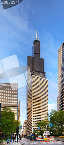 Image of Cityscape of Chicago with the Willis Tower (Sears Tower)