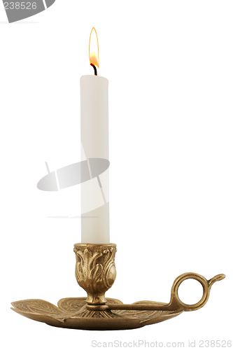 Image of Brass Candleholder