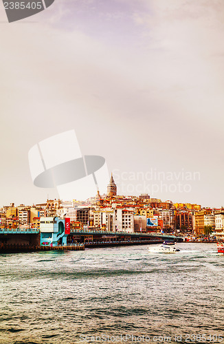 Image of Overview of old Istanbul with Galata tower