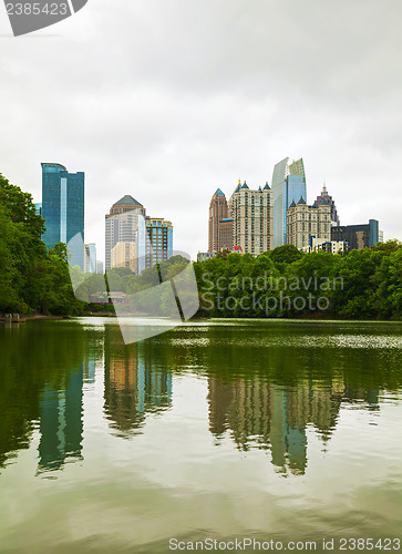 Image of Midtown Atlanta on a cloudy day