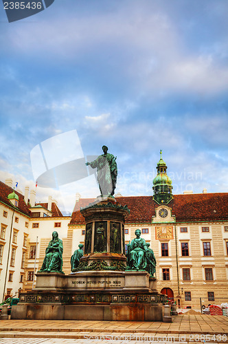 Image of Monument at Hofburg Palace in Vienna, Austria