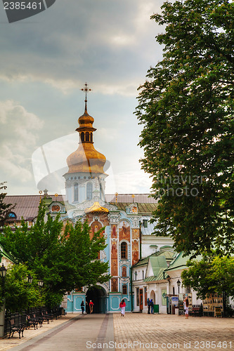 Image of Bell tower at Kiev Pechersk Lavra monastery in Kiev, Ukraine