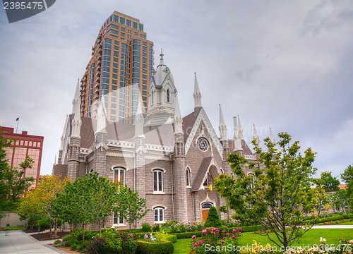 Image of Mormons' Temple in Salt Lake City, UT