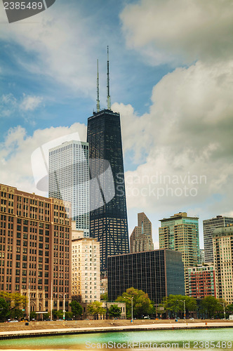 Image of Downtown Chicago, IL on a sunny day