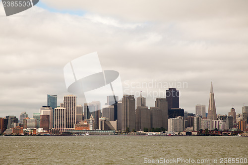 Image of Downtown of San Francisco as seen from seeside