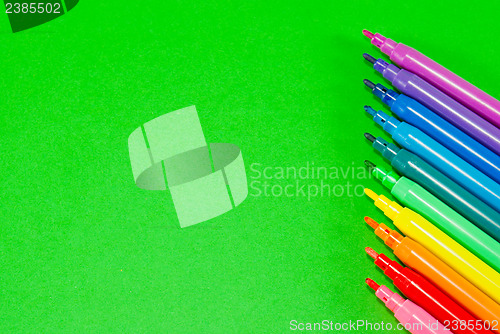 Image of Colorful felt pens 