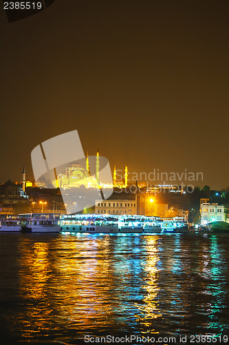 Image of Istanbul cityscape with Suleymaniye Mosque
