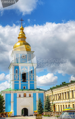 Image of Bell tower at St. Michael monastery in Kiev, Ukraine