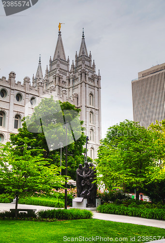 Image of Mormons' Temple in Salt Lake City, UT