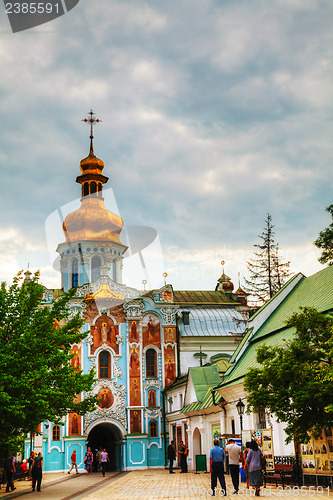 Image of Bell tower at Kiev Pechersk Lavra monastery in Kiev, Ukraine