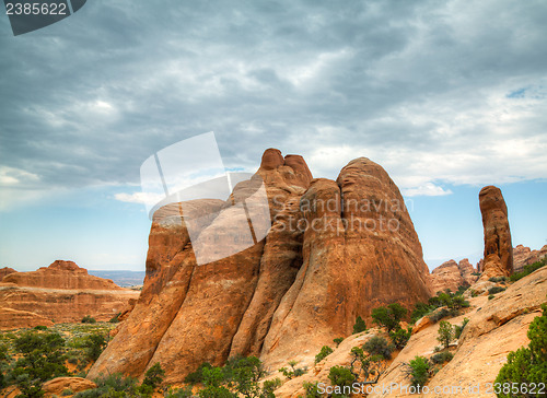 Image of Scenic view at Arches National Park, Utah, USA