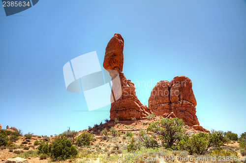 Image of Balancing Rock at Arches National PArk, Urah