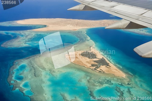 Image of Desert, Egypt, river, sand, plane