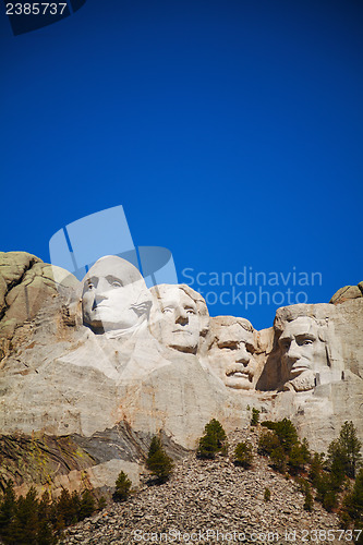 Image of Mount Rushmore monument in South Dakota