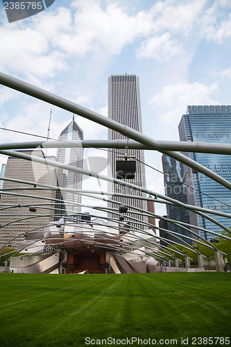 Image of Jay Pritzker Pavilion in Millennium Park in Chicago