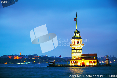 Image of Maiden's island in Istanbul, Turkey