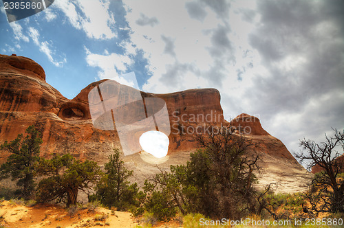 Image of Scenic view at Arches National Park, Utah, USA