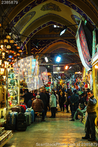 Image of Grand Bazaar in Istanbul interior
