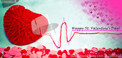 Image of St. Valentine's greeting