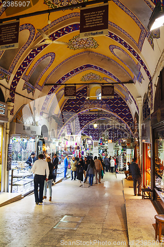 Image of Grand Bazaar in Istanbul interior