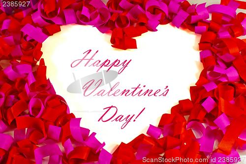 Image of St. Valentine's day greeting background