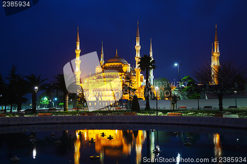 Image of Sultan Ahmed Mosque (Blue Mosque) in Istanbul