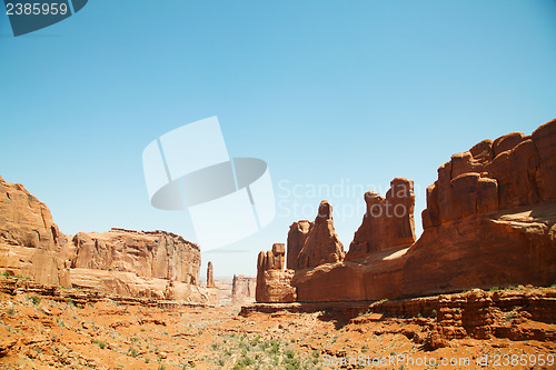 Image of Scenic view at Arches National Park, Utah, USA