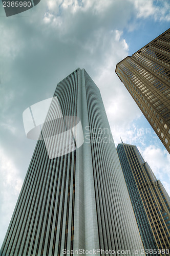 Image of Skyscrapers in the downtown Chicago, Illinois