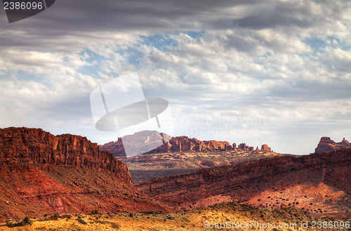 Image of Scenic view at Arches National Park, Utah, USA