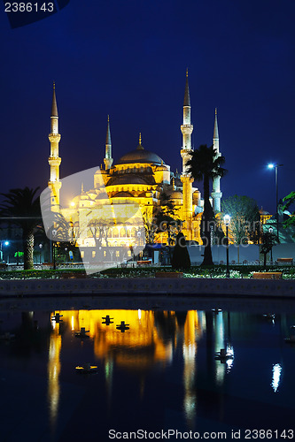 Image of Sultan Ahmed Mosque (Blue Mosque) in Istanbul