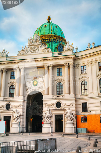 Image of St. Michael's wing of Hofburg Palace in Vienna, Austria