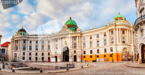 Image of St. Michael's wing of Hofburg Palace in Vienna, Austria