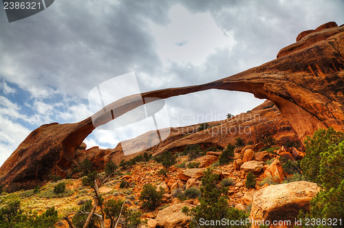 Image of Landscape Arch in Arches National Park, Utah