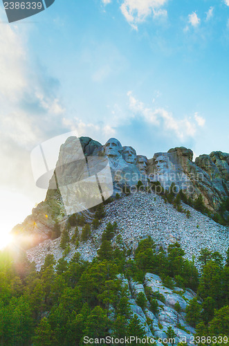 Image of Mount Rushmore monument in South Dakota