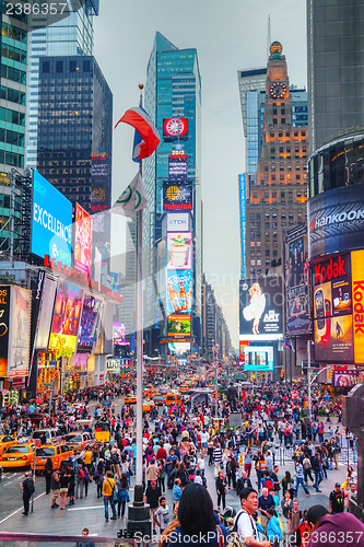 Image of Times square in New York City