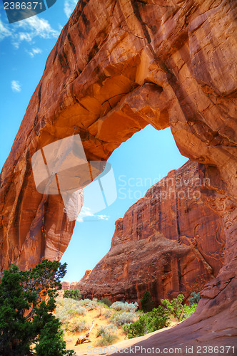 Image of Private Arch in Arches National Park, Utah