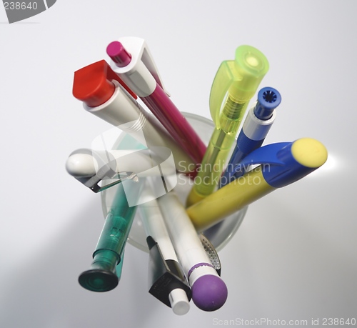 Image of  pens, pin, pins, school, secretary