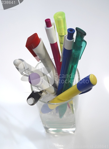 Image of  pens, pin, pins, school, secretary