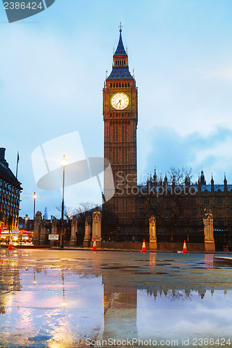 Image of Big Ben tower in London