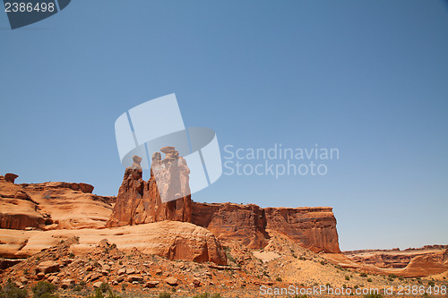 Image of Scenic view at Arches National Park, Utah, USA