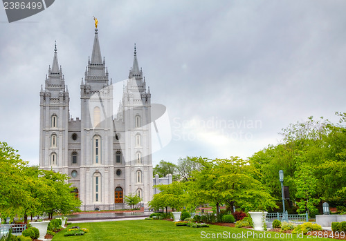 Image of Mormons' Temple in Salt Lake City, UT