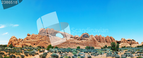 Image of Scenic view at Arches National Park, Utah, USA